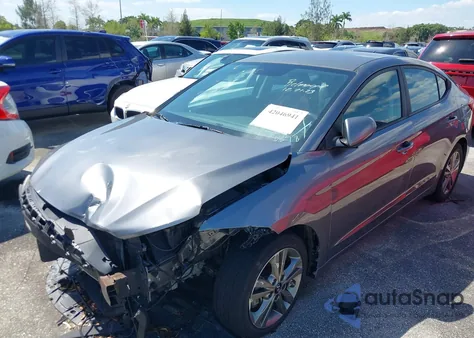 2018 Hyundai Elantra Sel from USA, damaged, VIN 5NPD84LF0JH264101